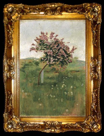 framed  Ferdinand Hodler THe Lilac, ta009-2